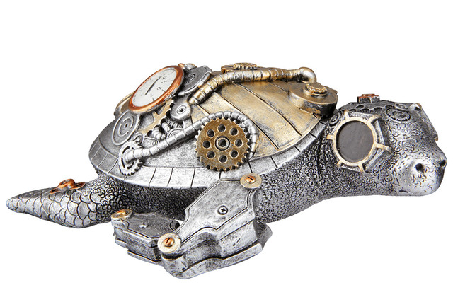 Sculptură rasina Steampunk Turtle [2]