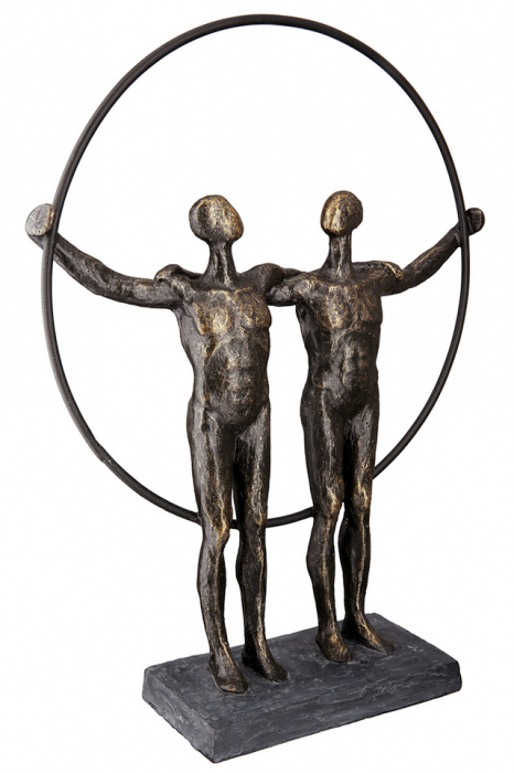 Sculptură rasina two men [3]