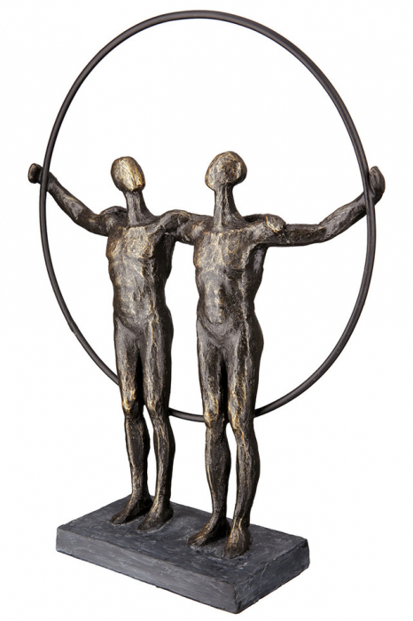 Sculptură rasina two men [4]