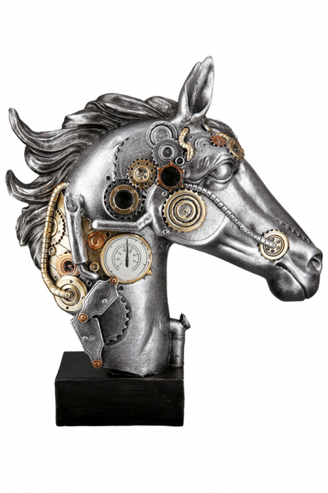 Sculptură rasinaSteampunk Horse [4]
