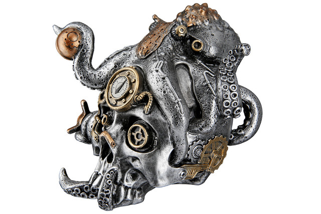 Sculptură rasinaSteampunk Skull [4]