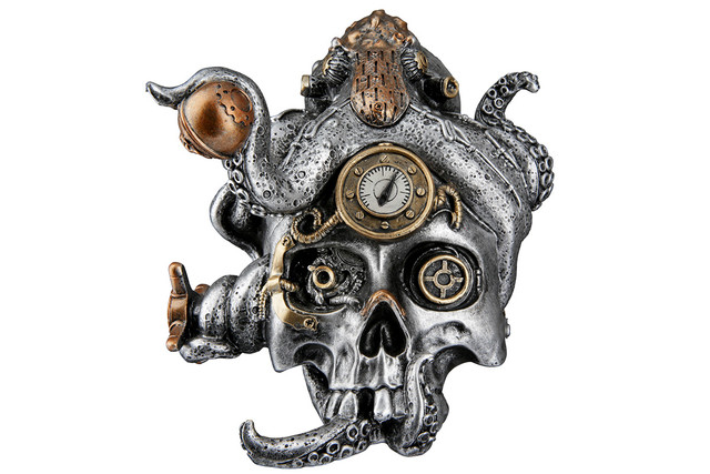 Sculptură rasinaSteampunk Skull [2]