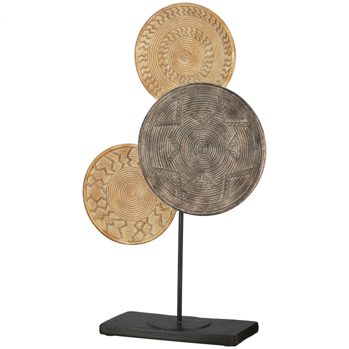 Sculptură, rotundă, Esculpida, orientală, Polirășină, ecru, PU 1, L. 9,5 cm, L. 27 cm, H. 44 cm [2]