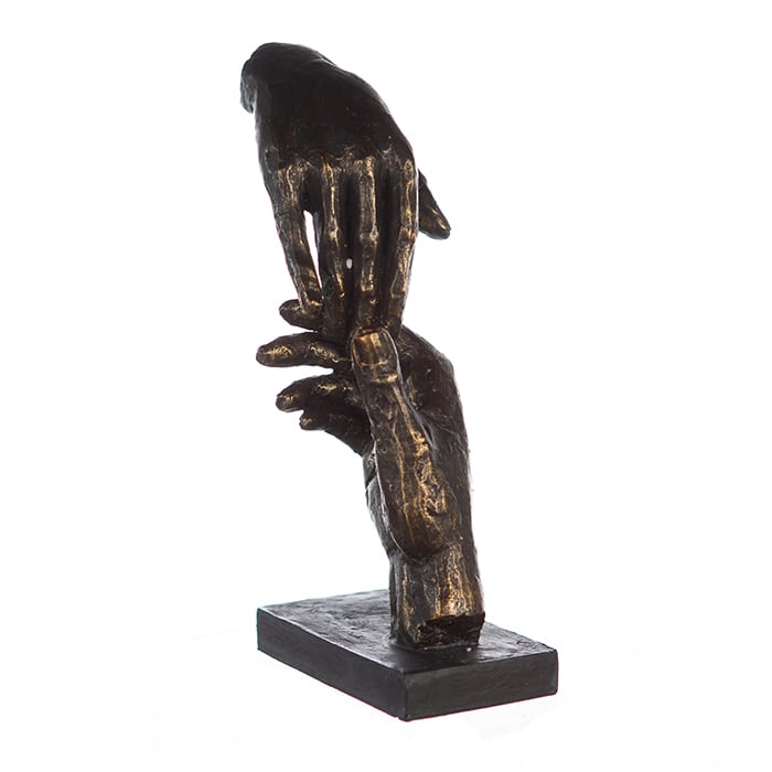 Figurina TWO HANDS, 29x8x13 cm GILDE