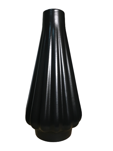 Set 1 Lampa cu 3 Vaze KNOPPER, ceramica, negru, 34/34/30/28 cm [6]