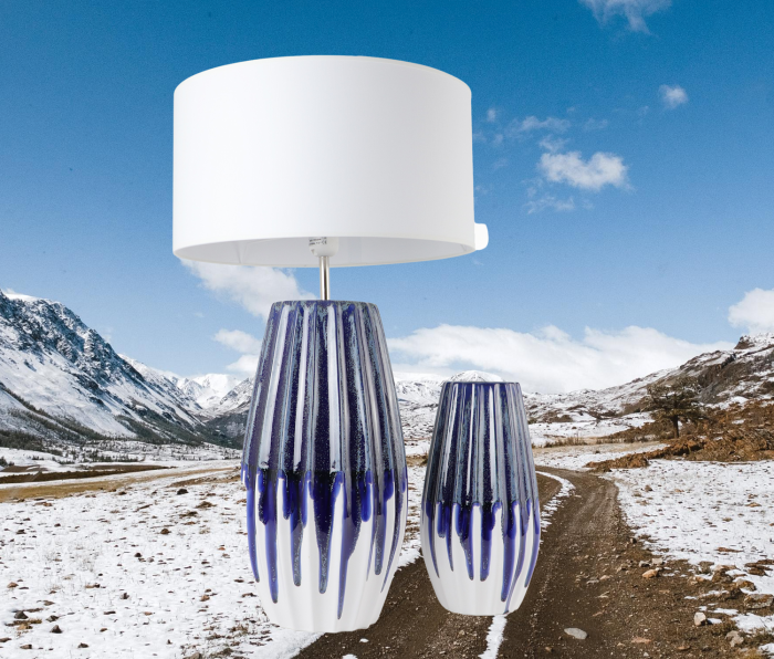 Set 1 Lampa cu Vaza MOONEYE, ceramica, 40 30 cm lotusland.ro imagine noua 2022