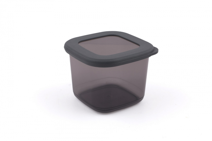 Set 12 cutii depozitare, plastic,  10 x 10 x 9,5 cm / 550 ml [6]