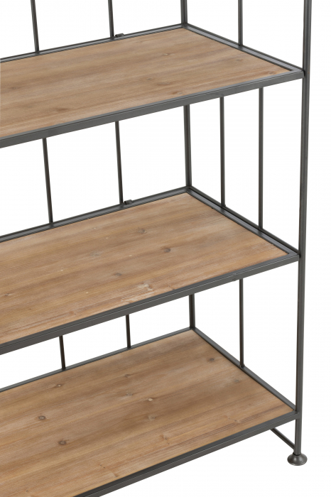 Set 2 biblioteci, Lemn, Maro, 80x40x182 cm [6]