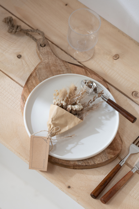 Set 2 buc plante uscate, Fibre naturale, Natural, 10x10x20 [3]