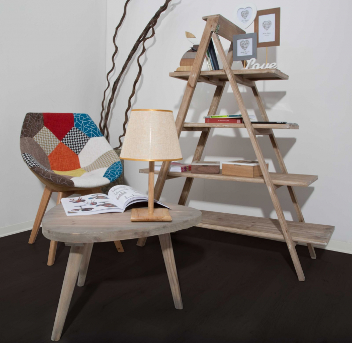 Set 2 cutii Lignes, MDF, multicolor, 19X19X7 - 16X16X5.5 cm [6]