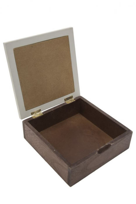 Set 2 cutii Lignes, MDF, multicolor, 19X19X7 - 16X16X5.5 cm [3]