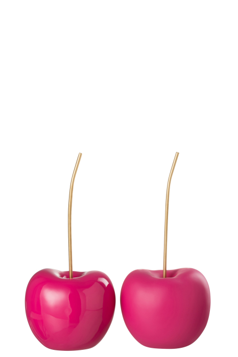 Set 2 decoratiuni, Material sintetic, Roz, 20x17.5x46 [1]