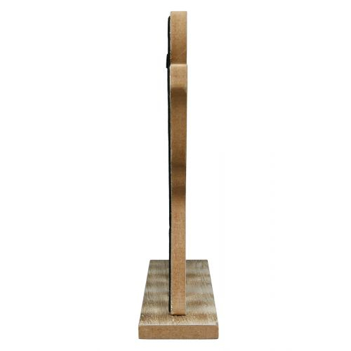 Set 2 decoratiuni Raindeer Rio, MDF, Negru/Maro, 5x20x20 cm [4]