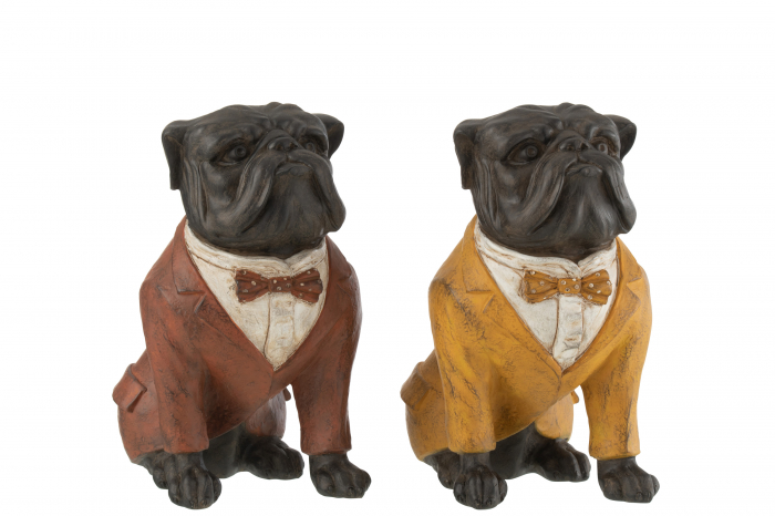 Set 2 figurine Bulldog, Rasina, Multicolor, 28.5x18x31.5 cm image0