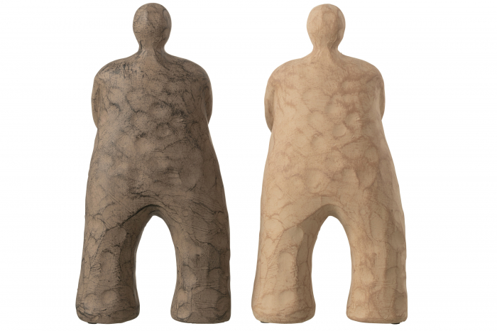 Set 2 figurine, Ceramica, Maro, 14.5x9x29