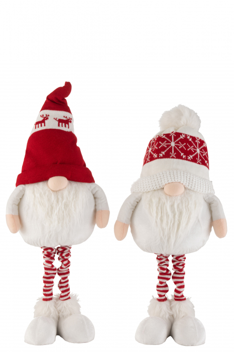 Set 2 figurine Gnome, Fibre sintetice, Maro, 27x15x87 cm [2]