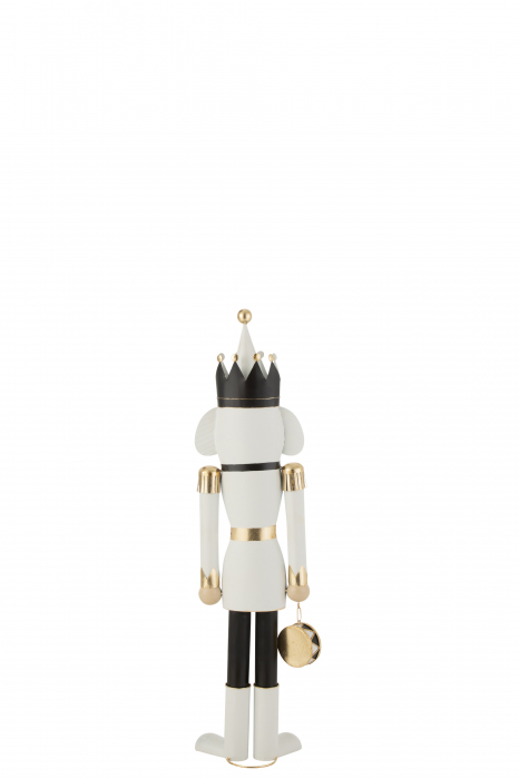 Set 2 figurine Nutcracker,metal, alb-negru, 166 cm/106 cm [5]