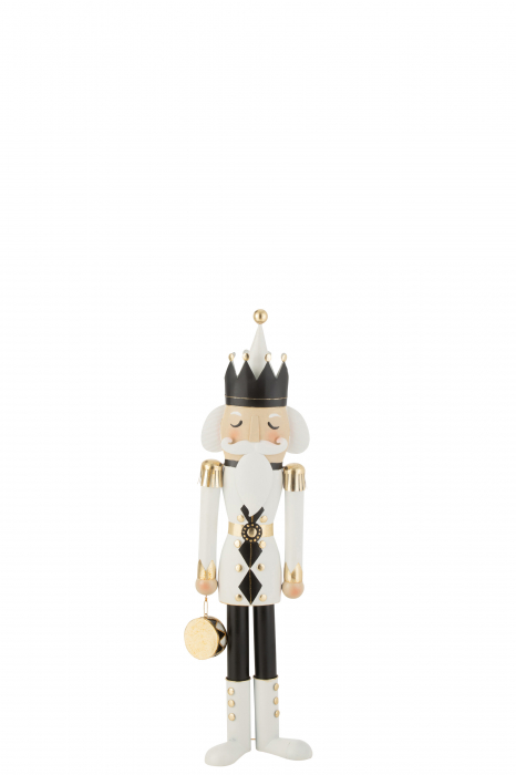 Set 2 figurine Nutcracker,metal, alb-negru, 166 cm/106 cm [4]