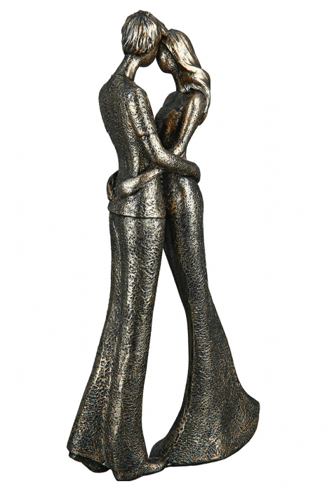 Set 2 figurine Romance, Rasina, Bronz, 13x30x4.5 cm [5]