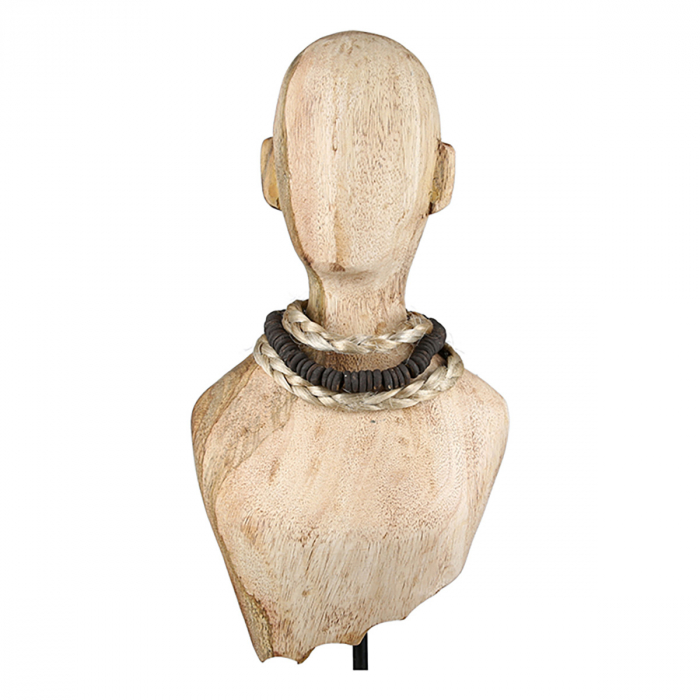 Set 2 figurine Sienna, Lemn, Maro, 18x45x13 cm [5]