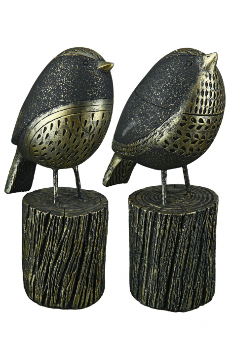 Set 2 figurine Woody, Rasina, Bronz/Auriu, 7x18x10 cm [6]