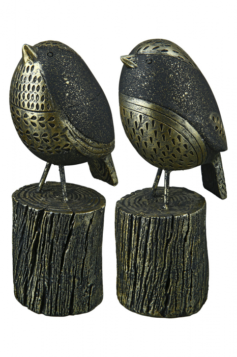 Set 2 figurine Woody, Rasina, Bronz/Auriu, 7x18x10 cm [2]