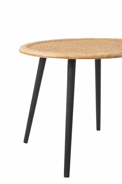 Set 2 masute Bamboo, Lemn, Natural, 68x68x57 cm [3]