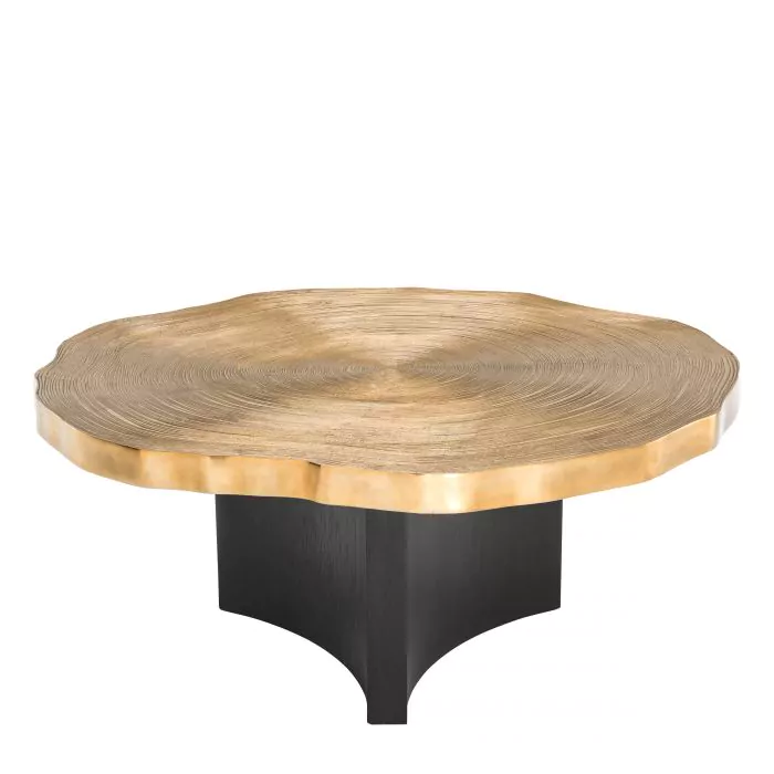 Set de 2 Măsuță de cafea, Thousand Oaks cu finisaj alama [6]