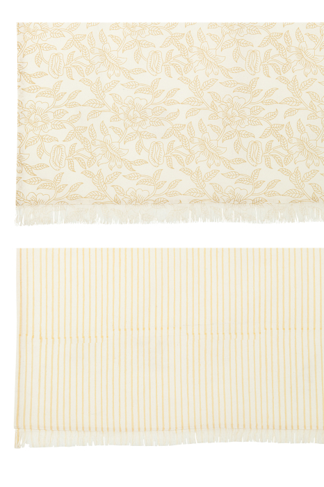 Set 2 paturi, Textil, Bej, 273x134x0.5 [4]