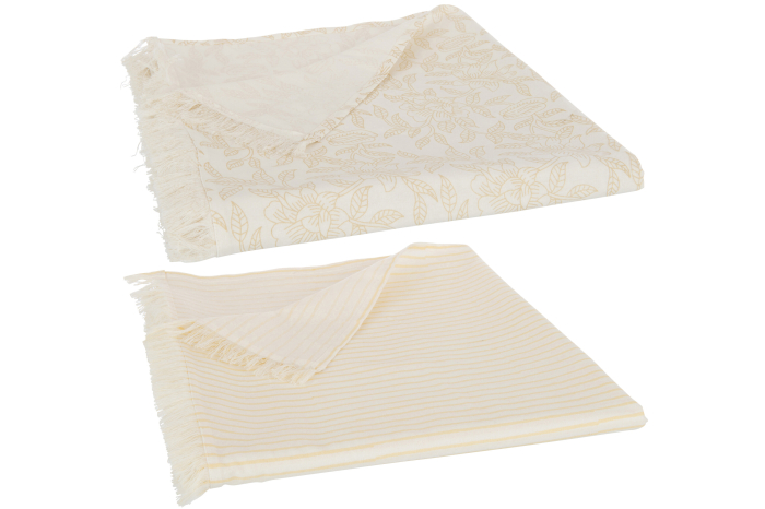 Set 2 paturi, Textil, Bej, 273x134x0.5 [2]