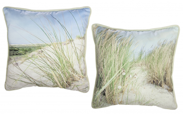 Set 2 perne Sand Dune, panza, multicolor, 45x45x14 cm [2]