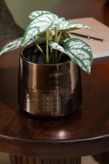 Set 2 plante artificiale, Material sintetic, Verde, 22x22x20 [3]