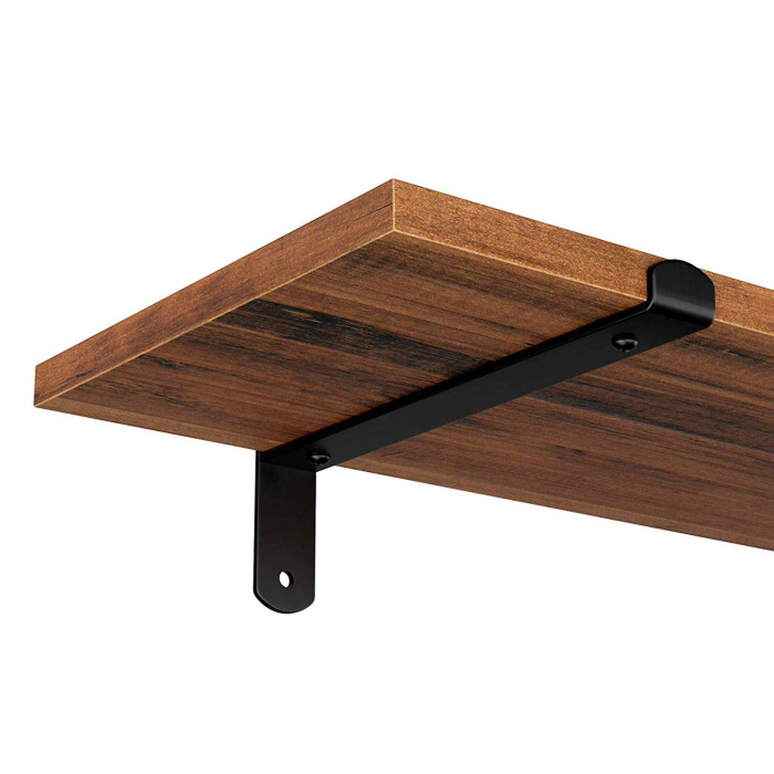 Set 2 rafturi pentru perete, MDF, 60x20x15cm [6]