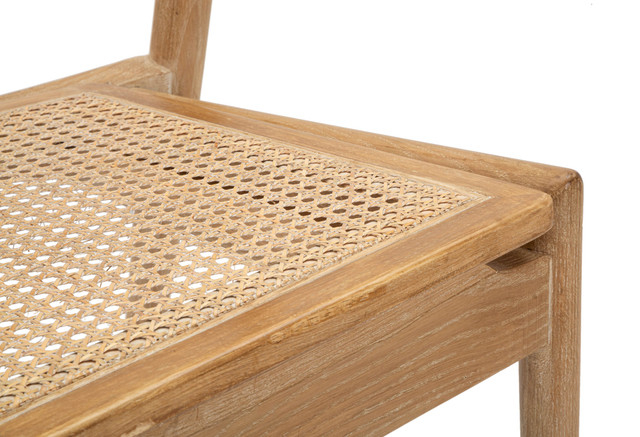 Set 2 scaune Japan -B-, ASH WOOD AND RATTAN, Maro, 76x56x53 cm [14]