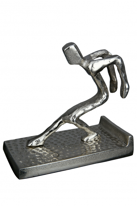 Set 2 suporturi carte Hold, Aluminiu, Argintiu, 16x18x8.5 cm [3]