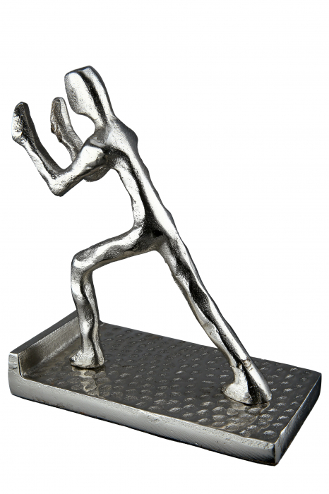 Set 2 suporturi carte Hold, Aluminiu, Argintiu, 16x18x8.5 cm [6]