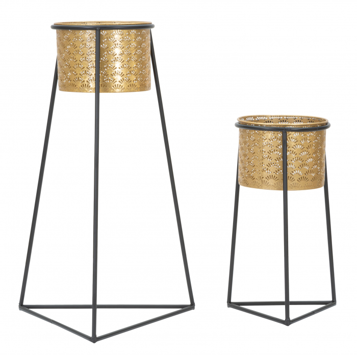 Set 2 suporturi flori  COUPLE GLAX CM Ø 43X36X70-27X23X45 , Mauro Ferretti [2]