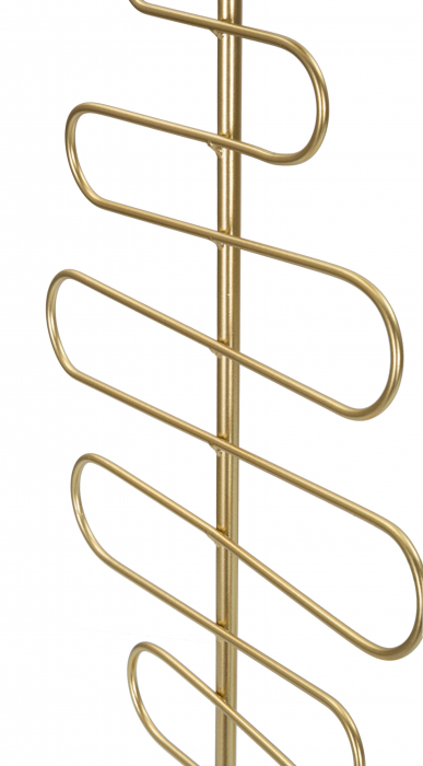 Set 2 suporturi lumanari pentru perete Alid, Fier, Auriu, 51/43x25/20x16/16 cm [4]