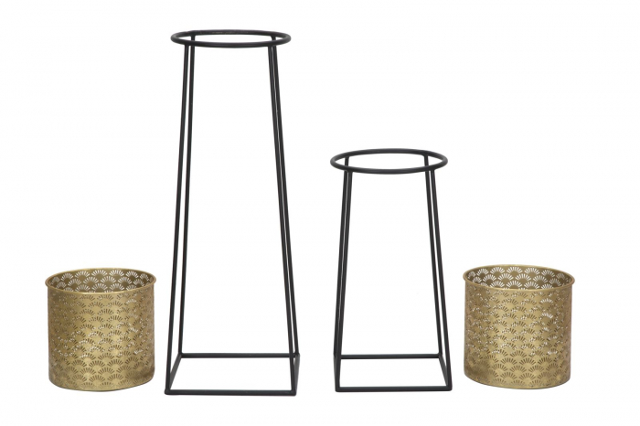 Set 2 suporturi pentru flori COUPLE (cm) Ø 26X70-23X45 [7]