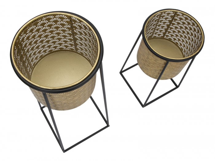 Set 2 suporturi pentru flori COUPLE (cm) Ø 26X70-23X45 [5]
