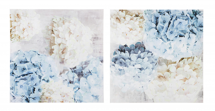 Set 2 tablouri Crown P2283, Canvas Lemn, Multicolor,60×3.5×60 cm Bizzotto imagine 2022
