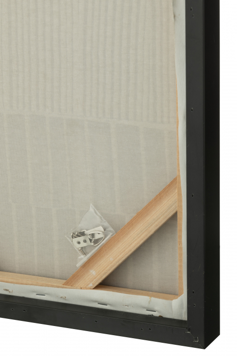 Set 2 tablouri Stripe, Canvas, Negru, 43x10x63 cm [3]