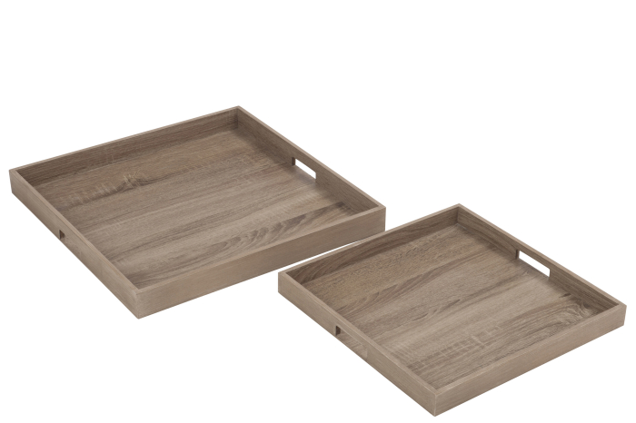 Set 2 Tavi, Lemn Natur [1]