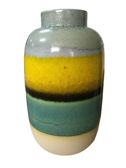Set 2 vaze cu 1 farfurie DUBAI, ceramica, multicolor, 41/34/7.5 cm [4]