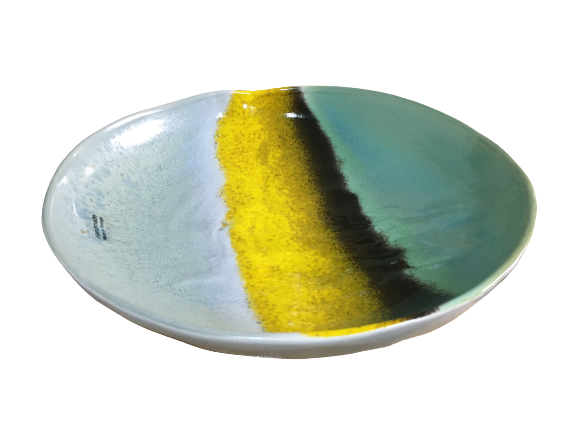 Set 2 vaze cu 1 farfurie DUBAI, ceramica, multicolor, 41/34/7.5 cm [6]