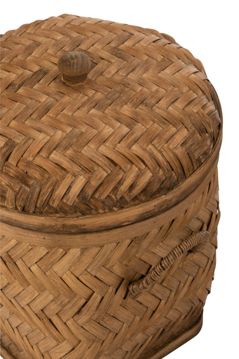 Set 3 Coșuri Depozitare Bamboo Natur [5]