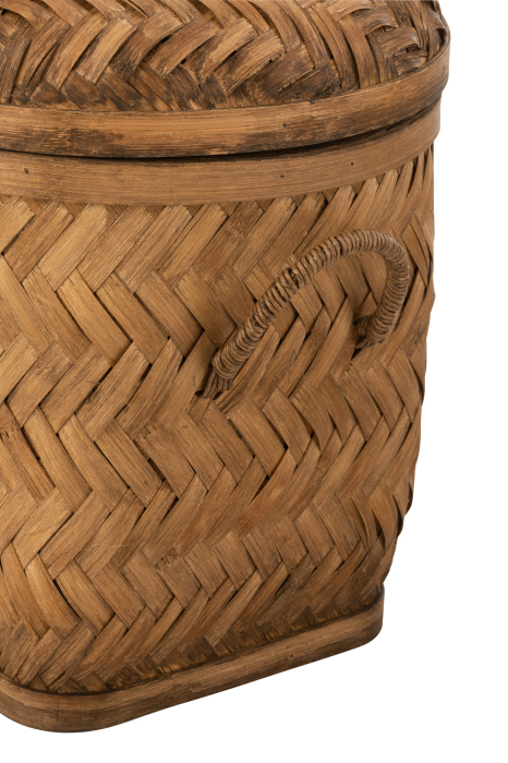 Set 3 Coșuri Depozitare Bamboo Natur [4]