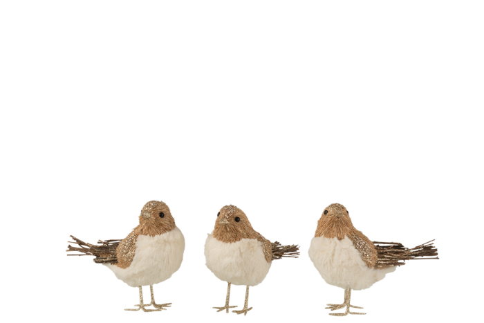 Set 3 figurine asortate, Rachita/bambus, Natural, 19x8.5x17.5 cm [1]