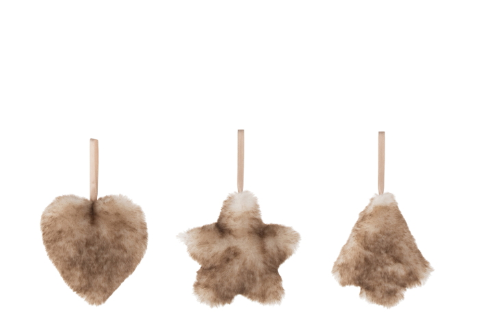 Set 3 ghirlande, Textil, Bej, 11x5.5x16 [2]