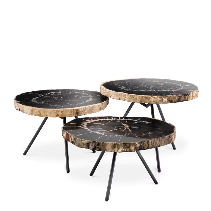 Măsuță de cafea, De Soto gama dark set de 3 [2]